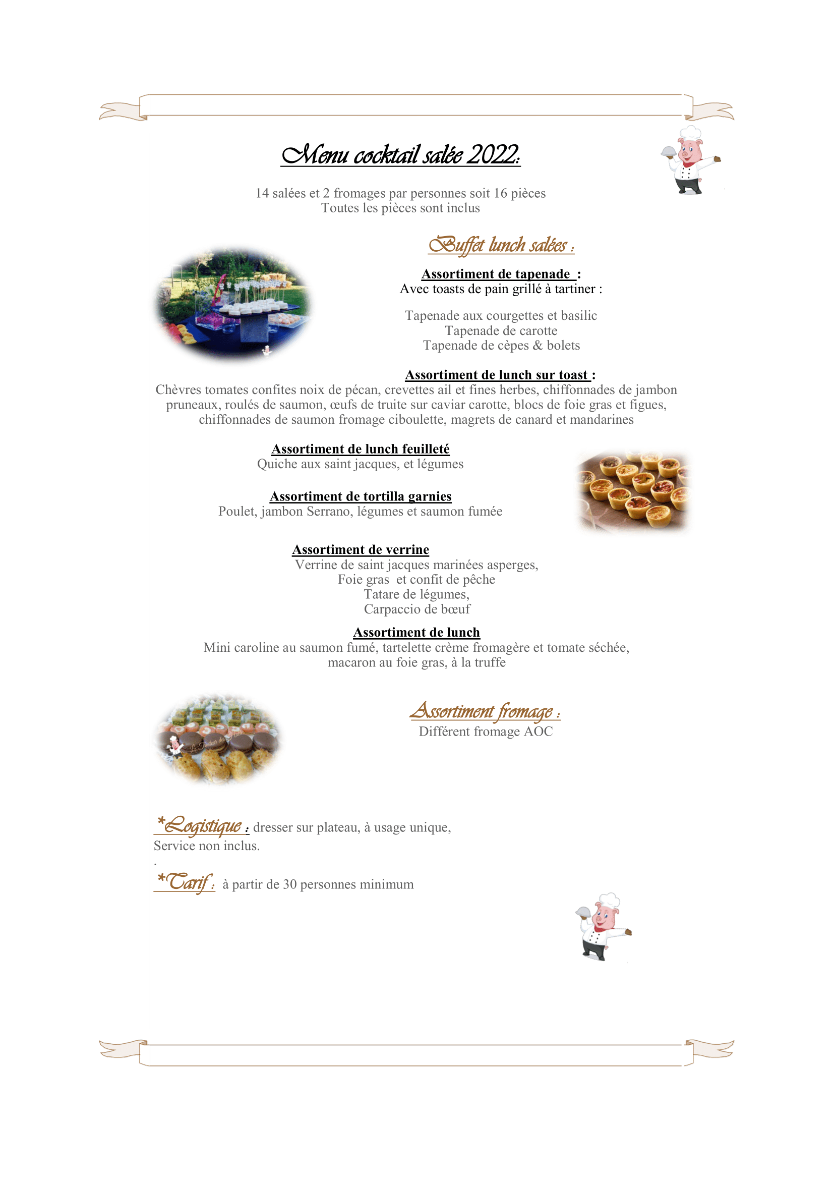 MENU cocktails salée 2022 & Option-1